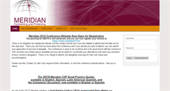 Desktop Screenshot of meridianprocess.org